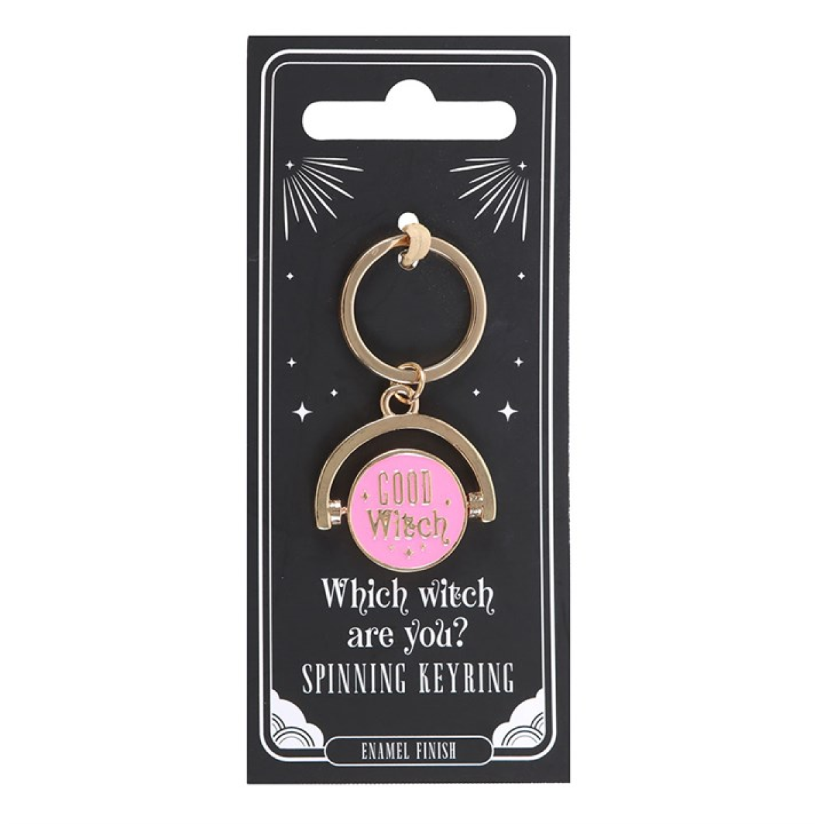Which Witch Are You Spinning Keyring N/A