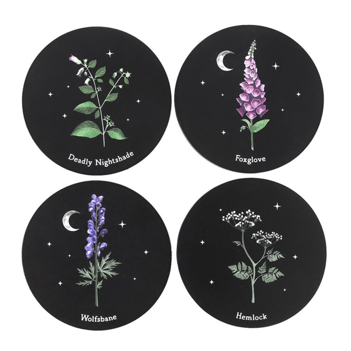 Poisonous Plants Coaster Set N/A