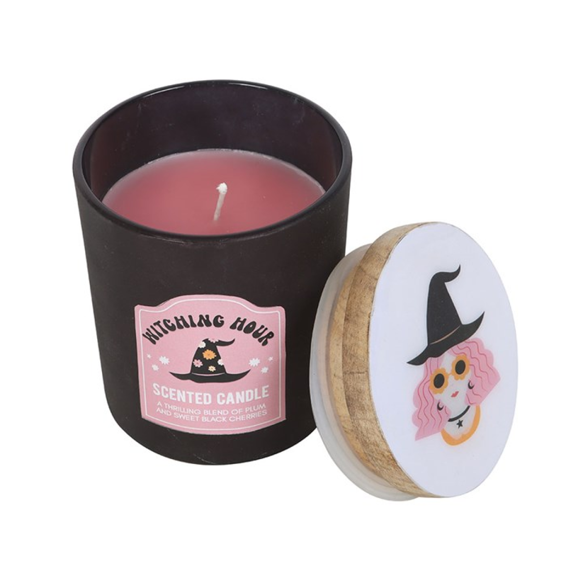 Witching Hour Plum and Black Cherry Candle N/A