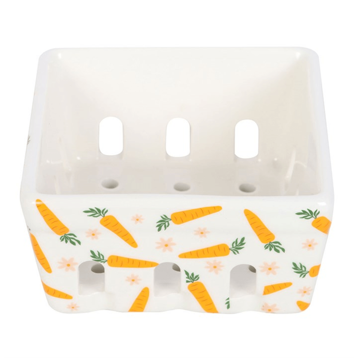 Carrot Patch Ceramic Berry Basket N/A