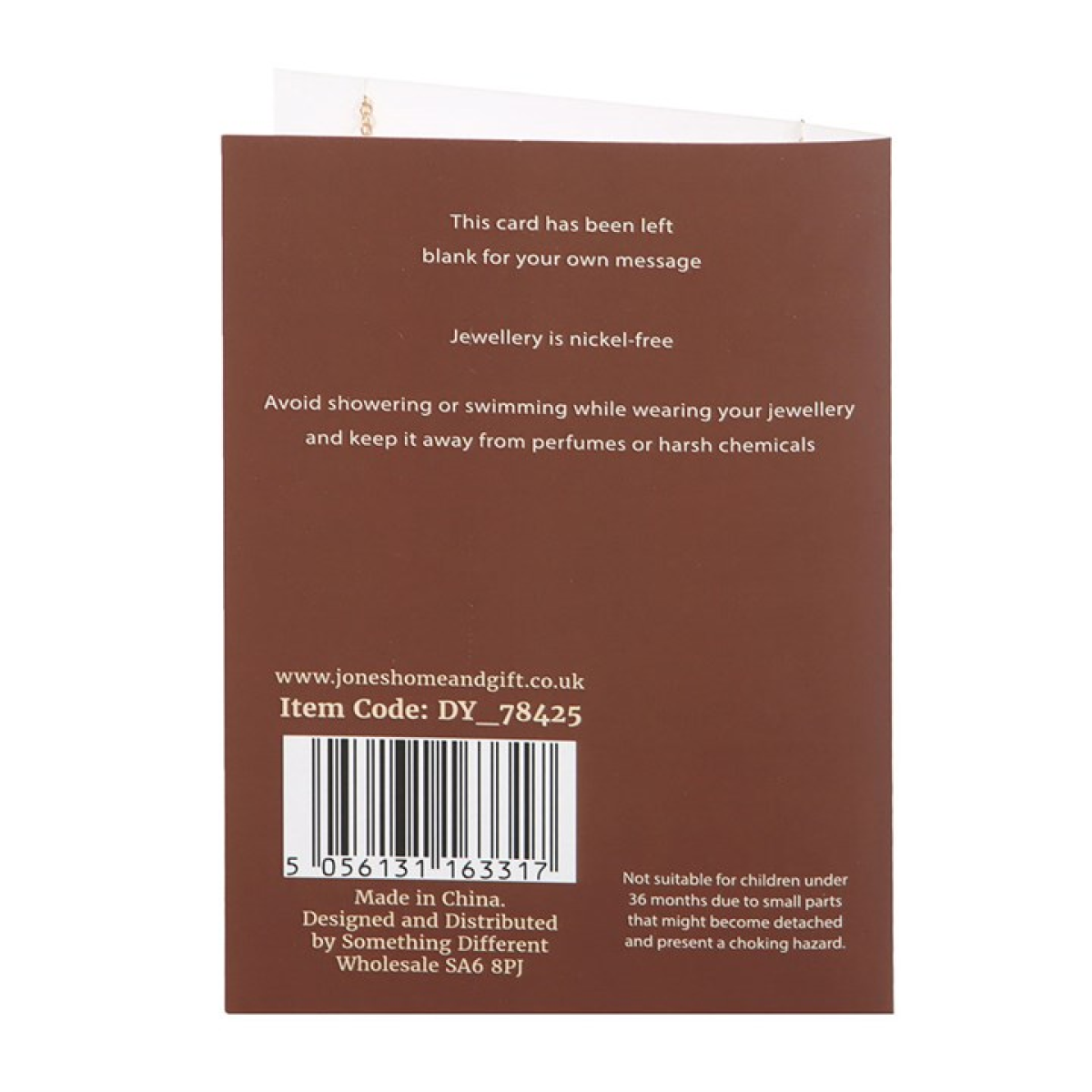 Pumpkin Necklace on Greeting Card N/A