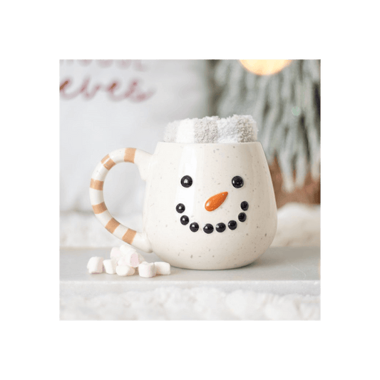 Snowman Mug and Socks Set