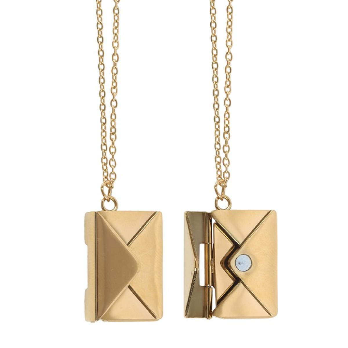 Love Letter Locket Necklace on Greeting Card N/A