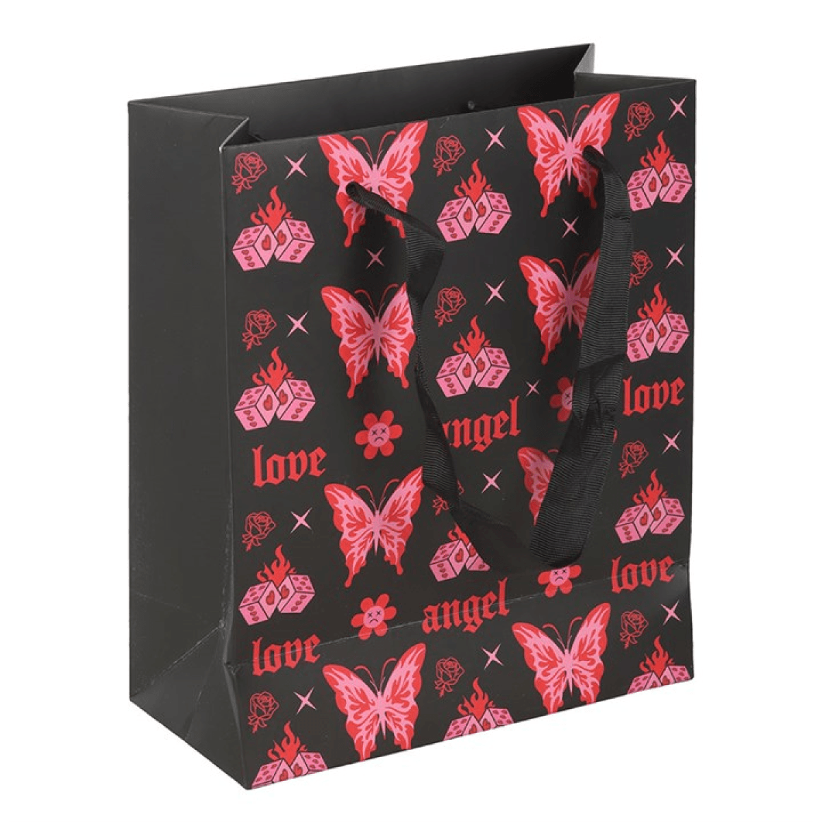 23cm Medium Flaming Butterfly Gift Bag N/A