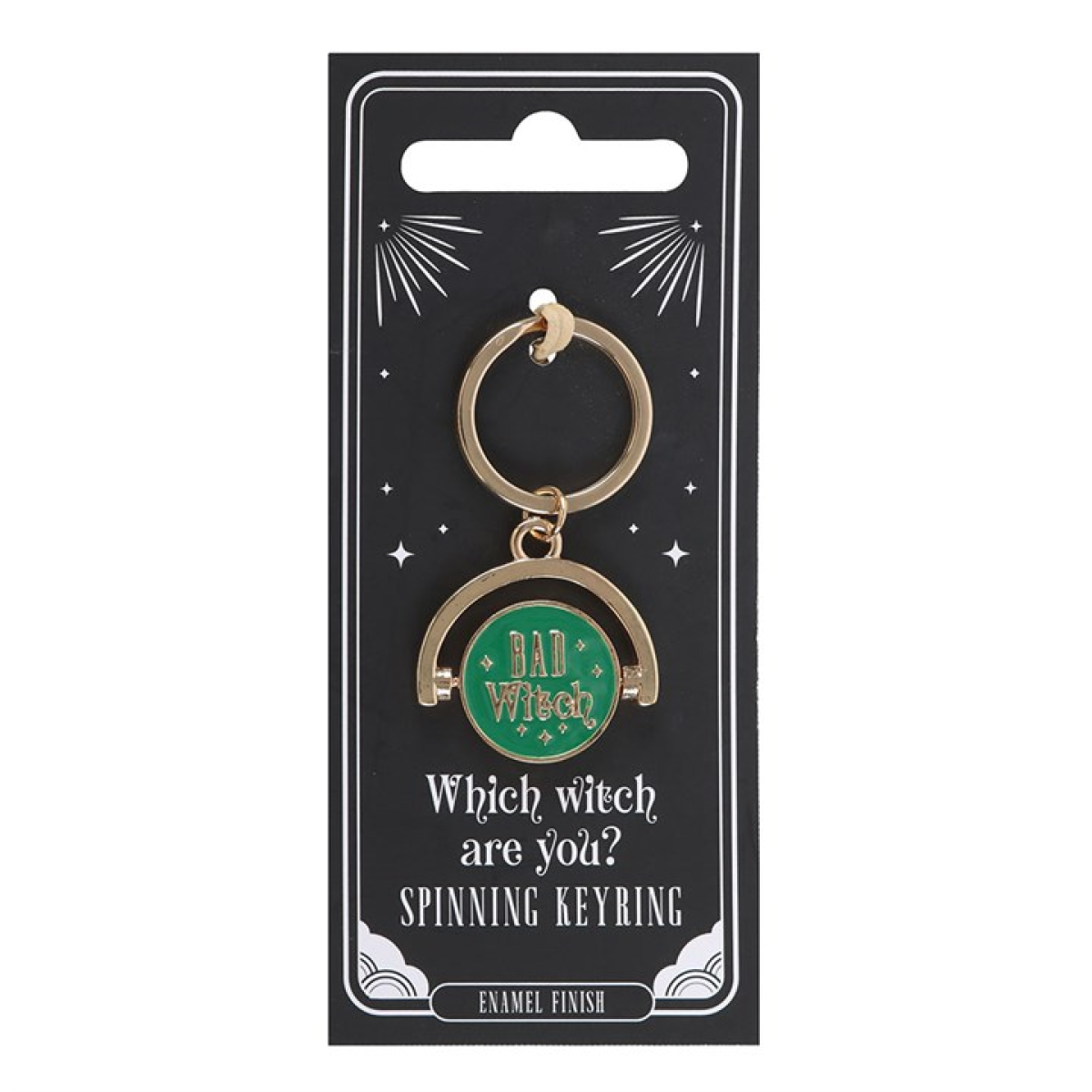 Which Witch Are You Spinning Keyring N/A