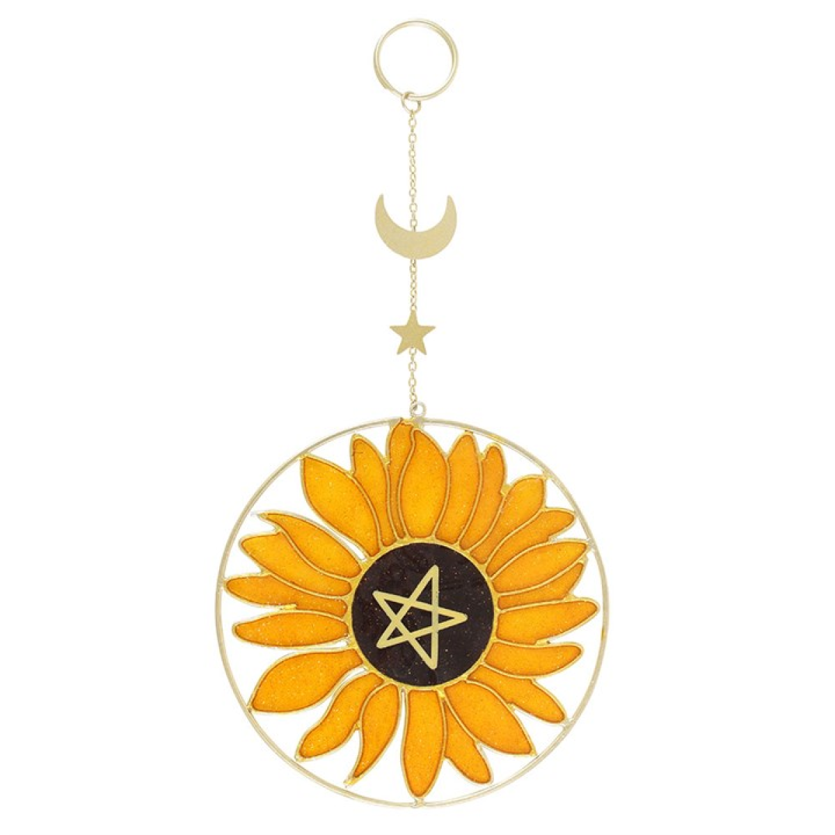 Bee Radiant Sunflower Suncatcher N/A