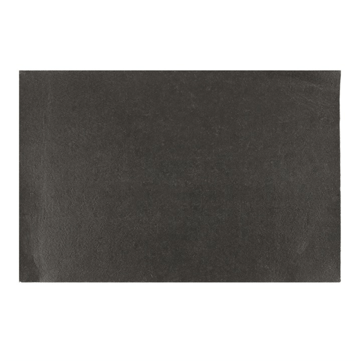 Rectangular black tile on a white background