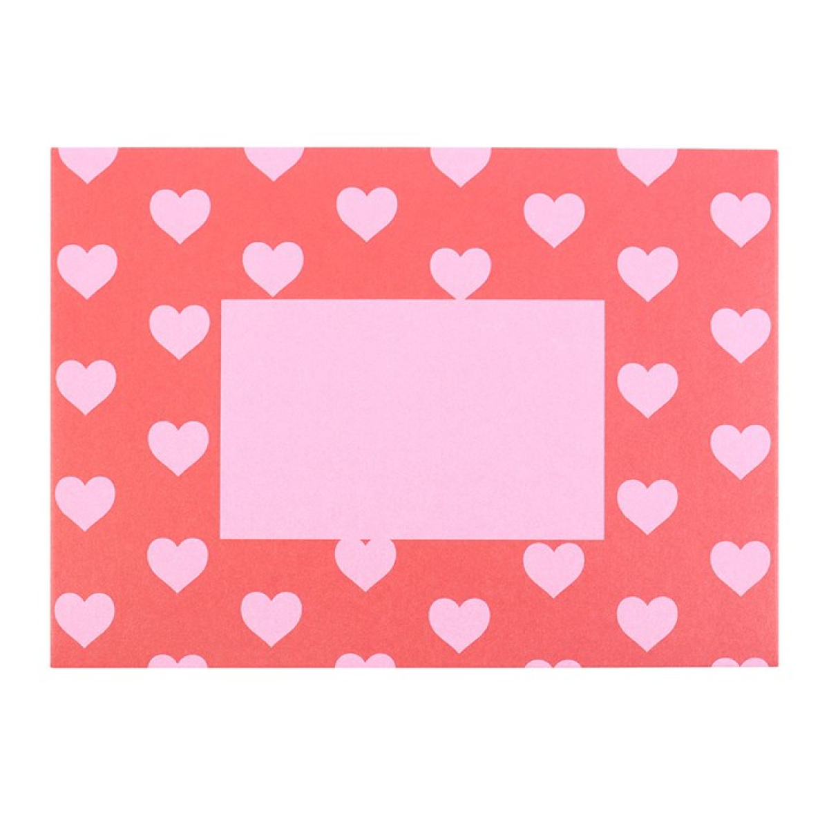 Bestie Enamel Heart Necklace Greeting Card N/A