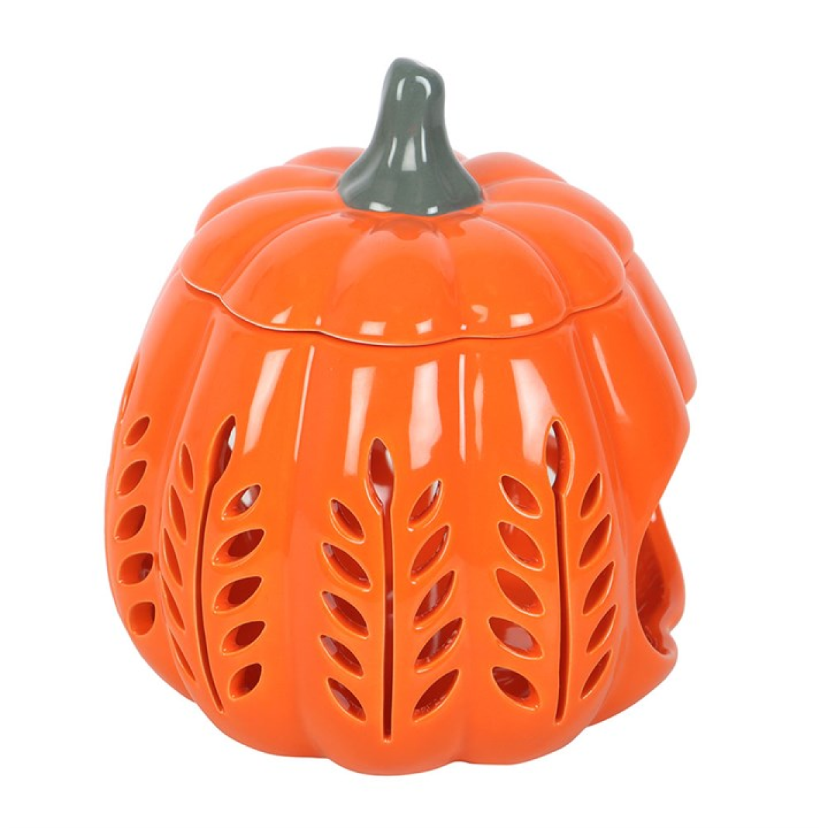 *Orange Autumn Days Cut Out Pumpkin Ceramic Oil Burner and Wax Warmer (9/18) N/A