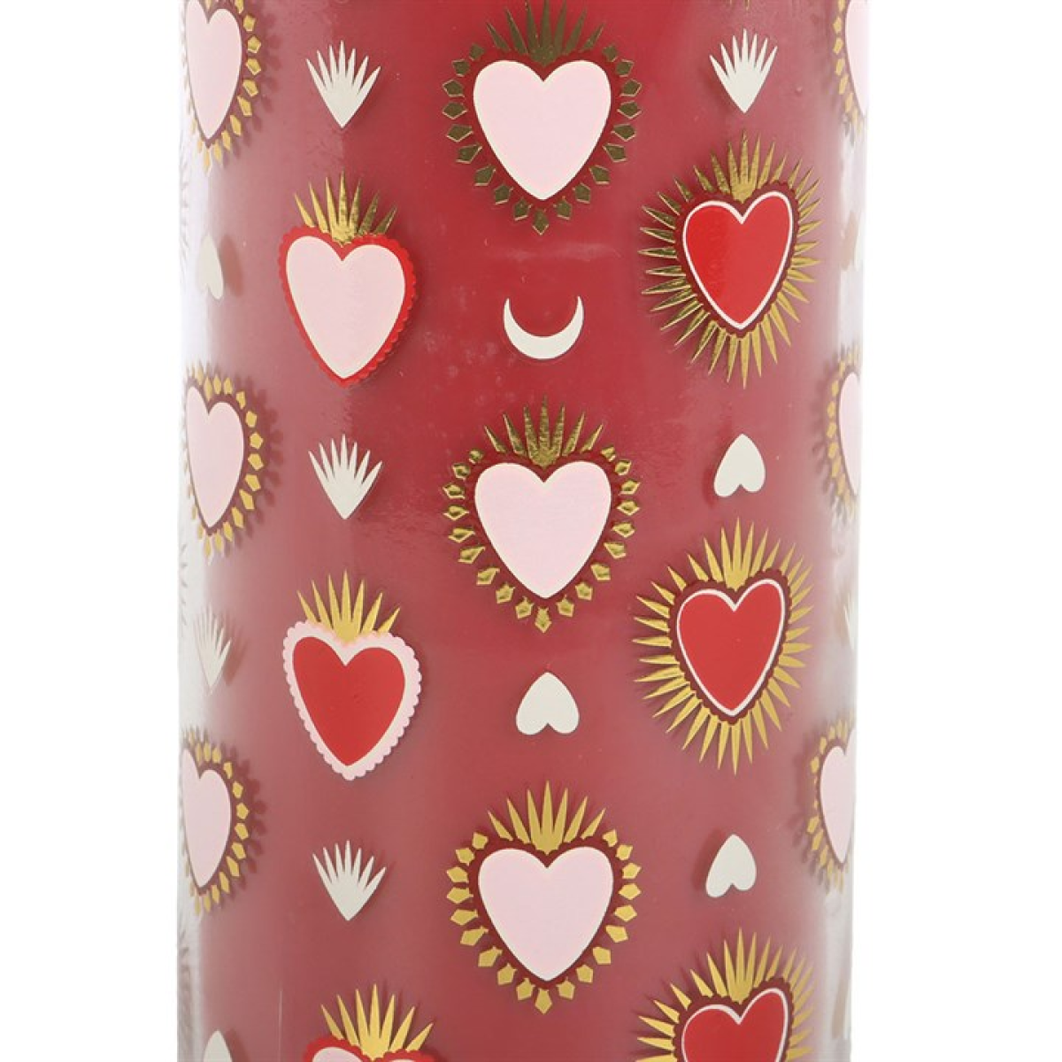 Sacred Heart Print Black Fig Tube Candle N/A