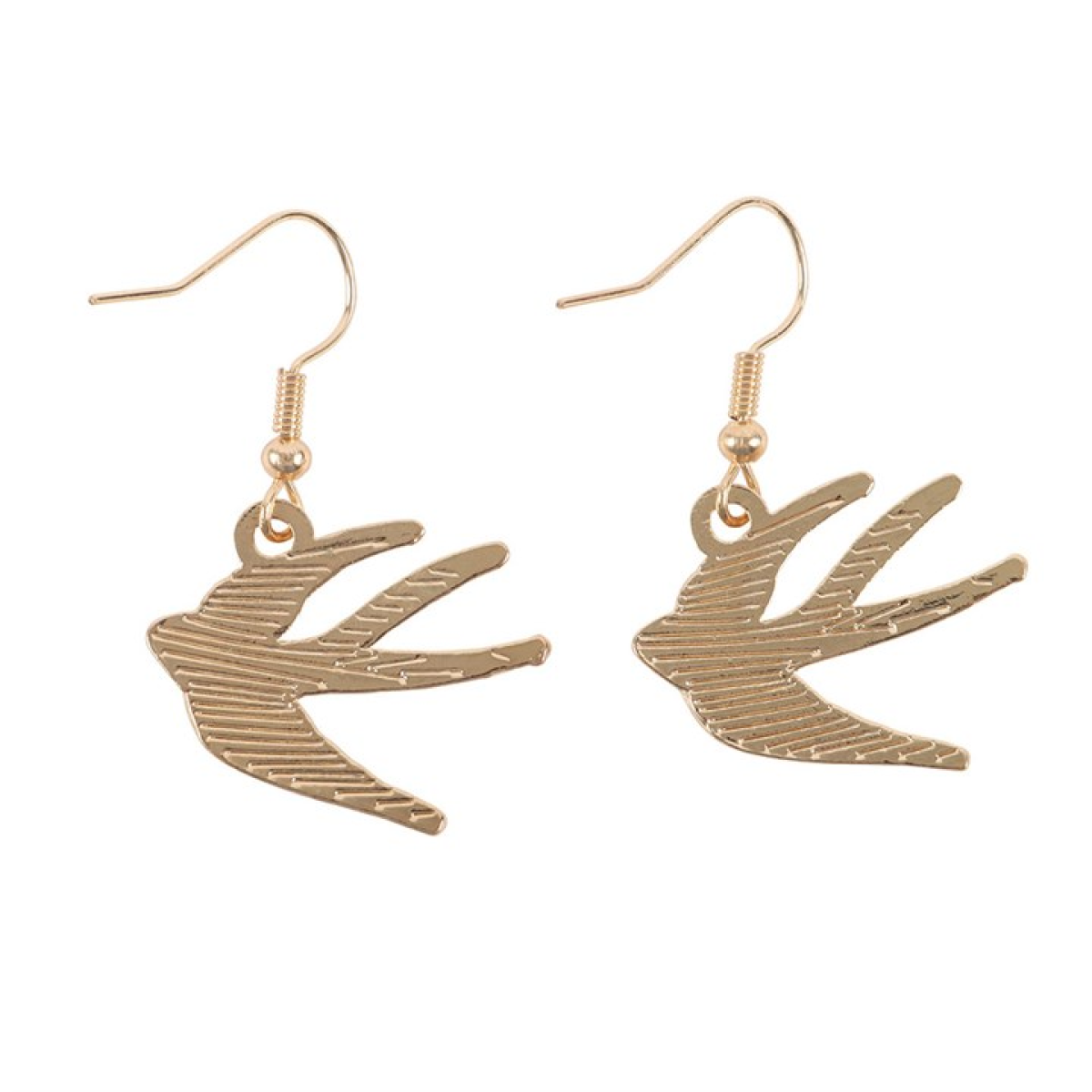 Blue Spread Your Wings Swallow Earrings N/A