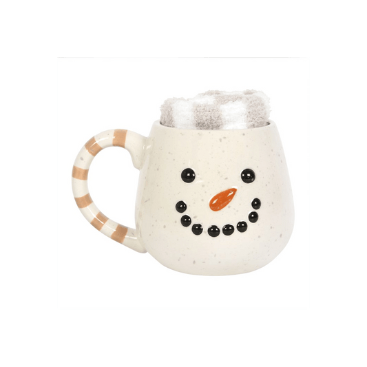 Snowman Mug and Socks Set
