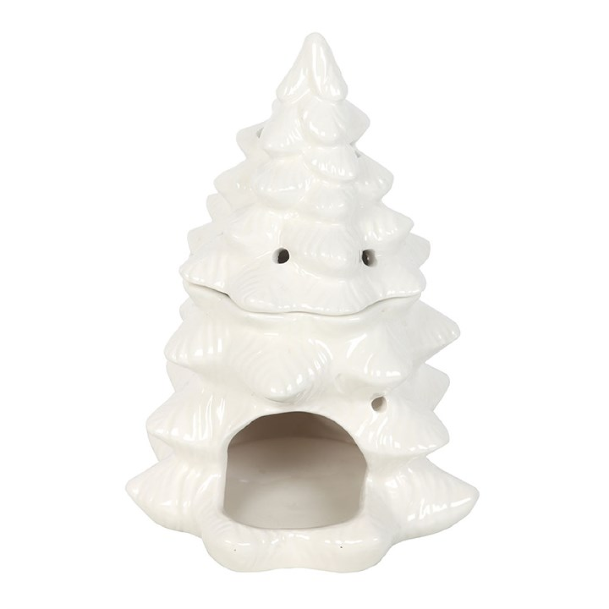 *White Fir Tree Ceramic Oil Burner and Wax Warmer(12/24) N/A