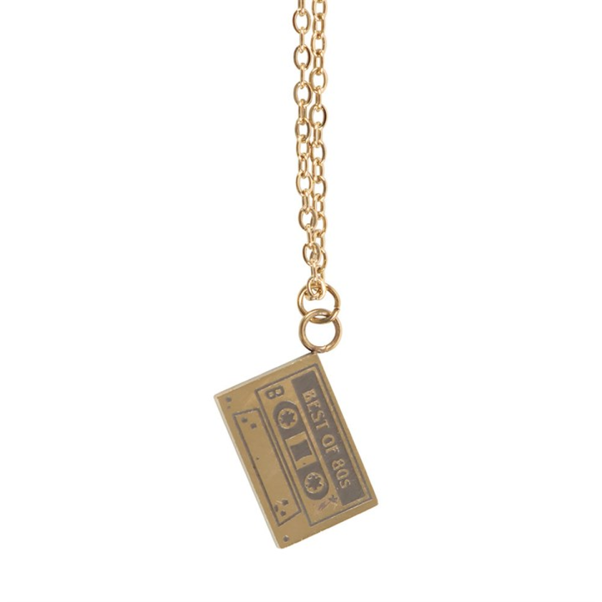Mixtape Necklace on Greeting Card N/A