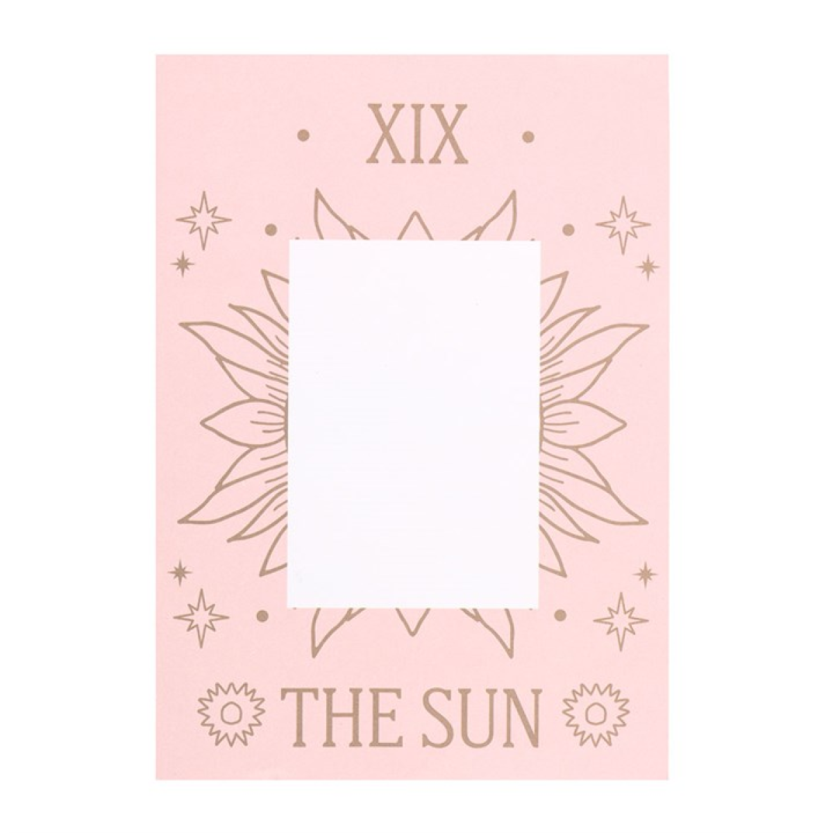 The Sun Vintage Tarot Necklace on Greeting Card N/A