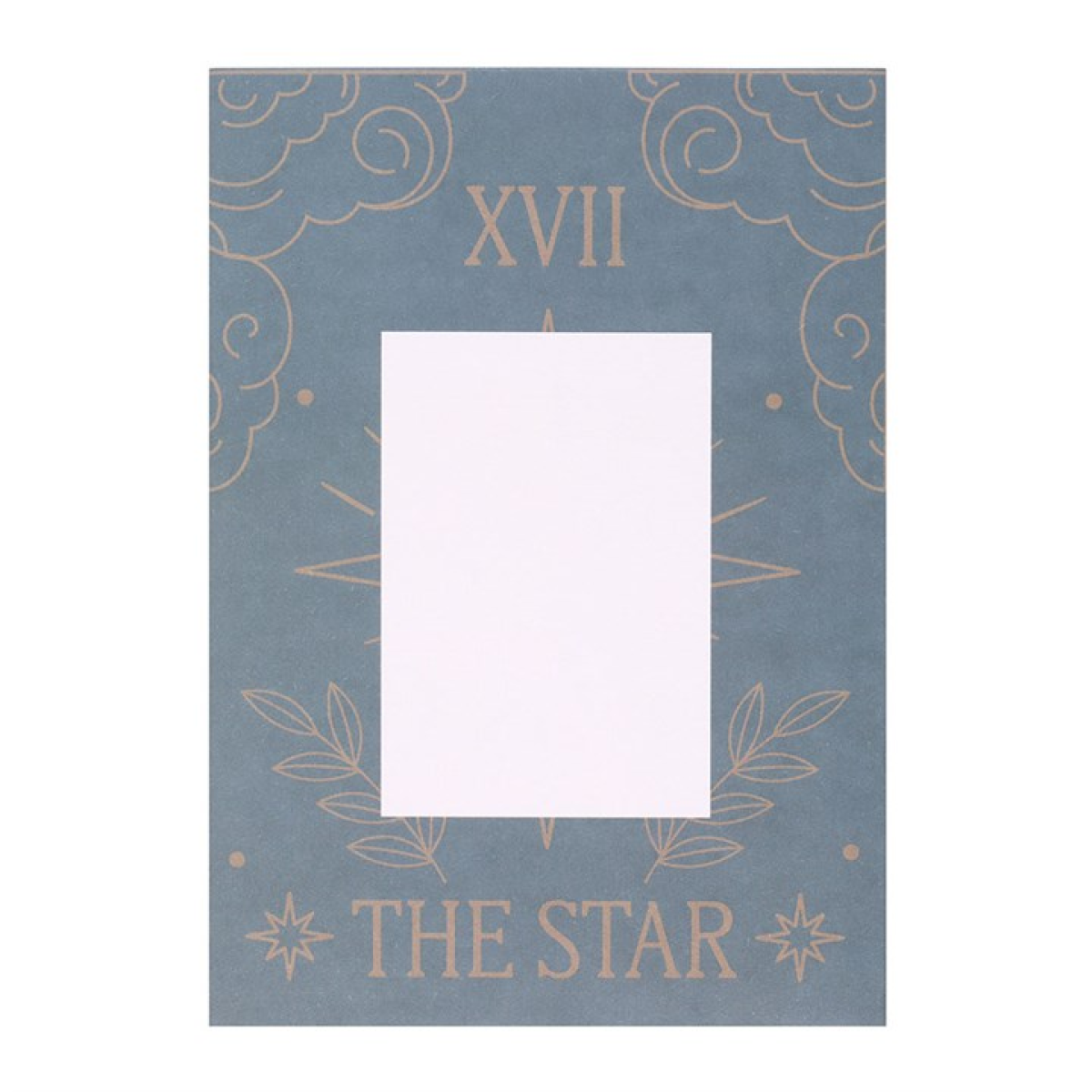 The Star Vintage Tarot Necklace on Greeting Card N/A