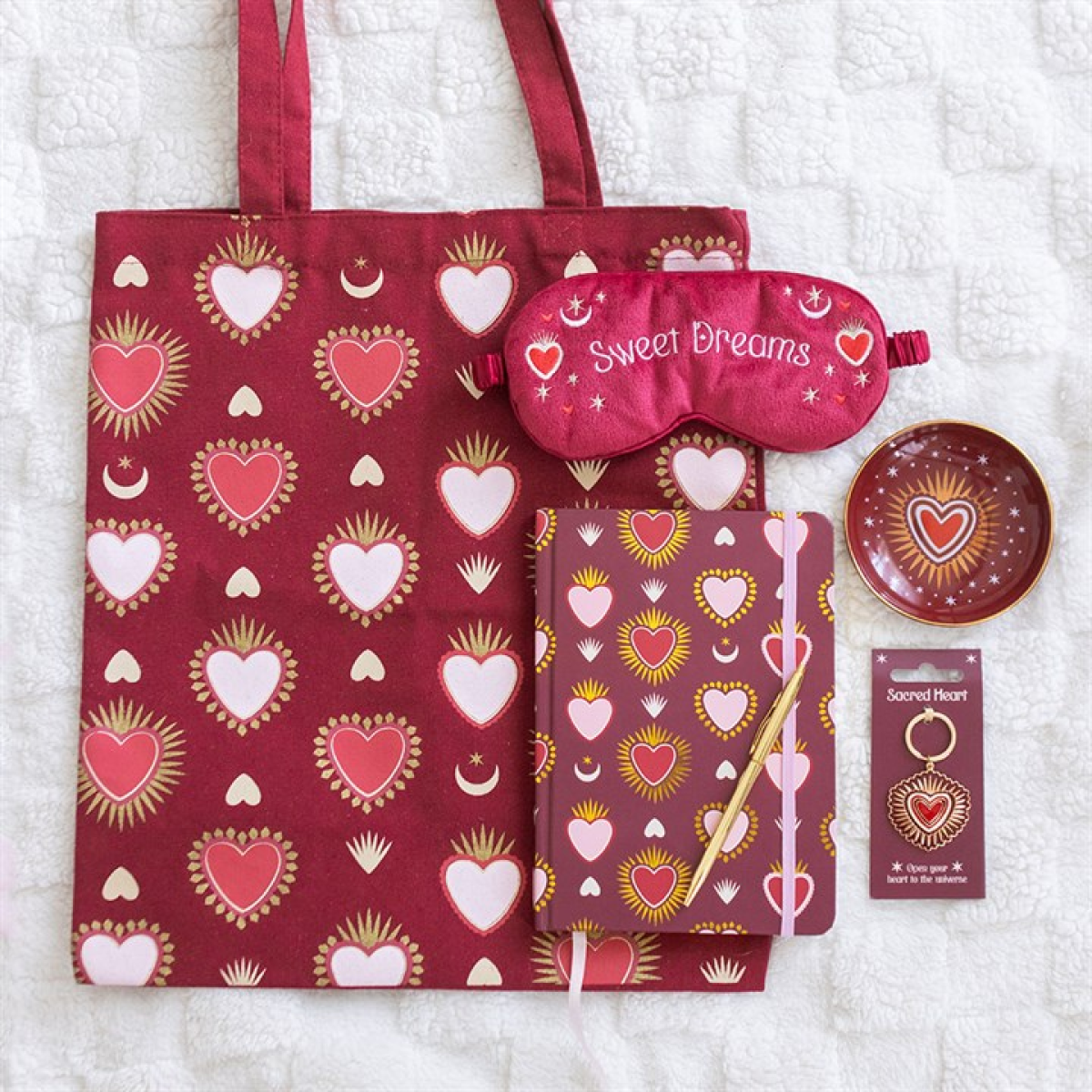 Sacred Heart Print Tote Bag N/A