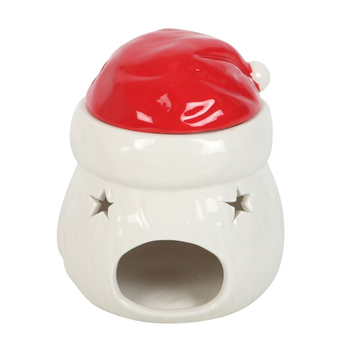 *Santa Claus Shaped Ceramic Oil Burner and Wax Warmer (12/24) N/A