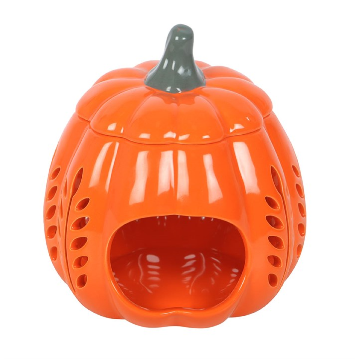 *Orange Autumn Days Cut Out Pumpkin Ceramic Oil Burner and Wax Warmer (9/18) N/A