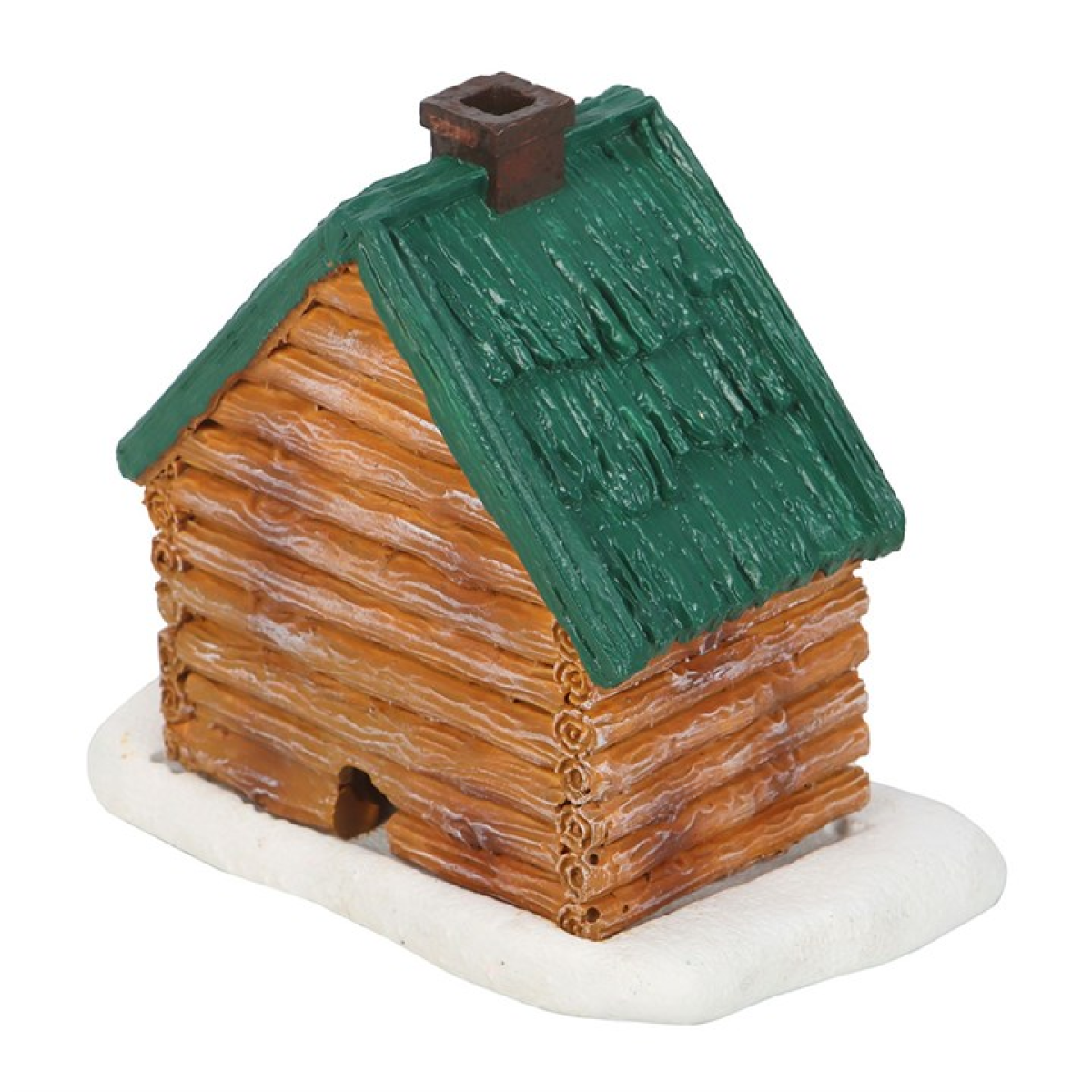 Cabin Ski Chalet Incense Cone Holder N/A