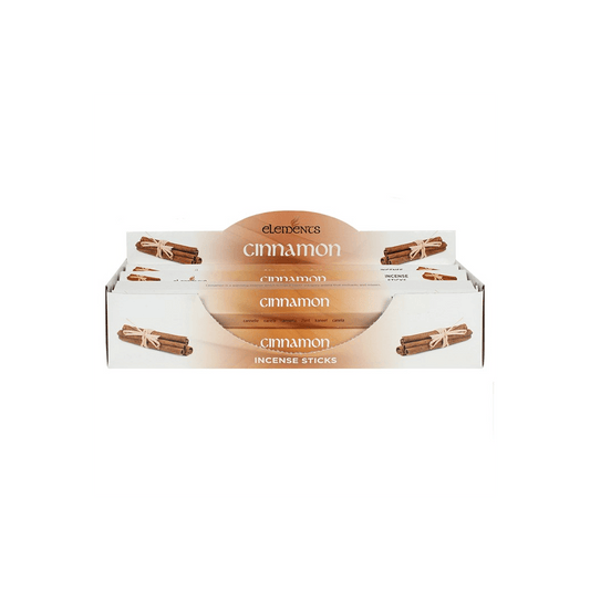 Set of 6 Packets of Elements Cinnamon Incense Sticks