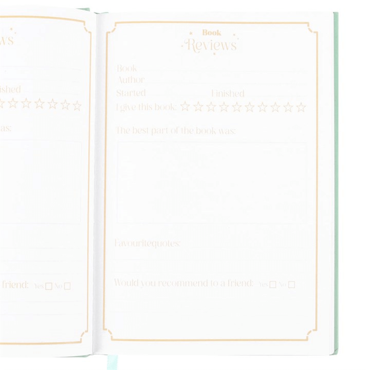 My Reading Journal A5 Notebook