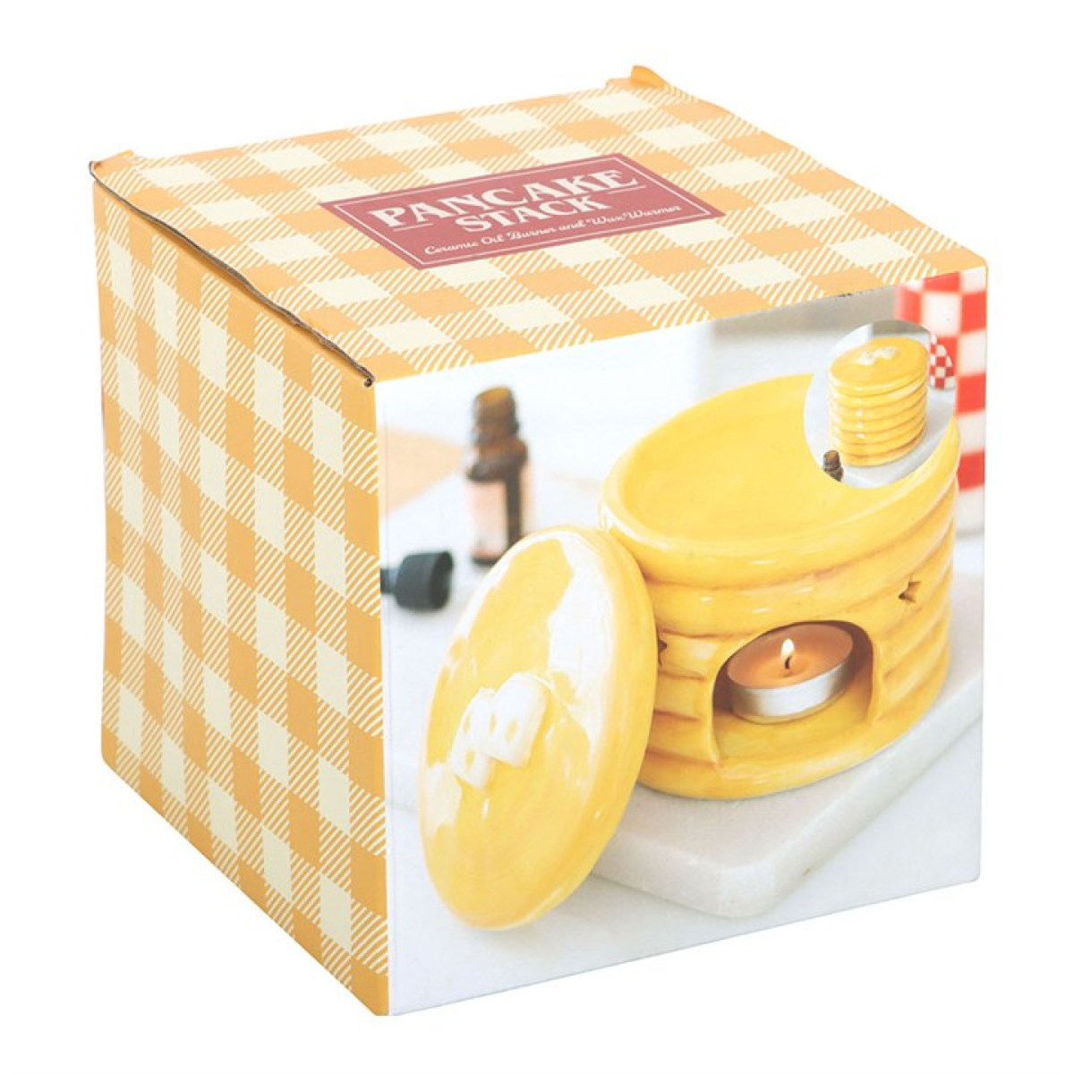 Pancake Stack Shaped Oil Burner N/A