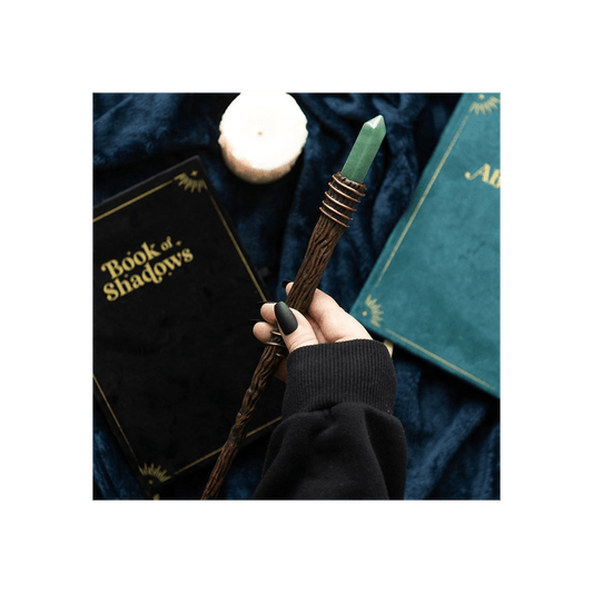 Thin Abundance Green Aventurine Crystal Wand