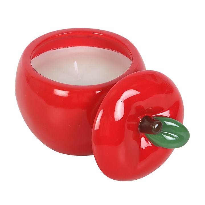 Apple Shaped Candle Jar 16-Hour Scented Candle-Sociodigi