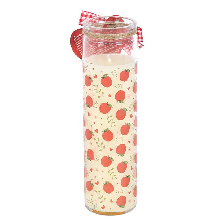 Apple Print Apple Pie Tube Candle N/A
