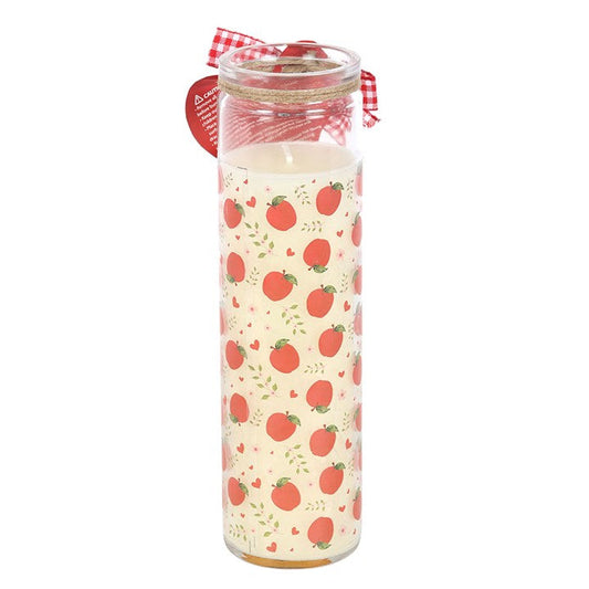 Apple Print Apple Pie Tube Candle N/A