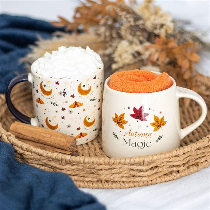 Autumn Magic Harvest Moon Ceramic Mug – 340ml-Sociodigi