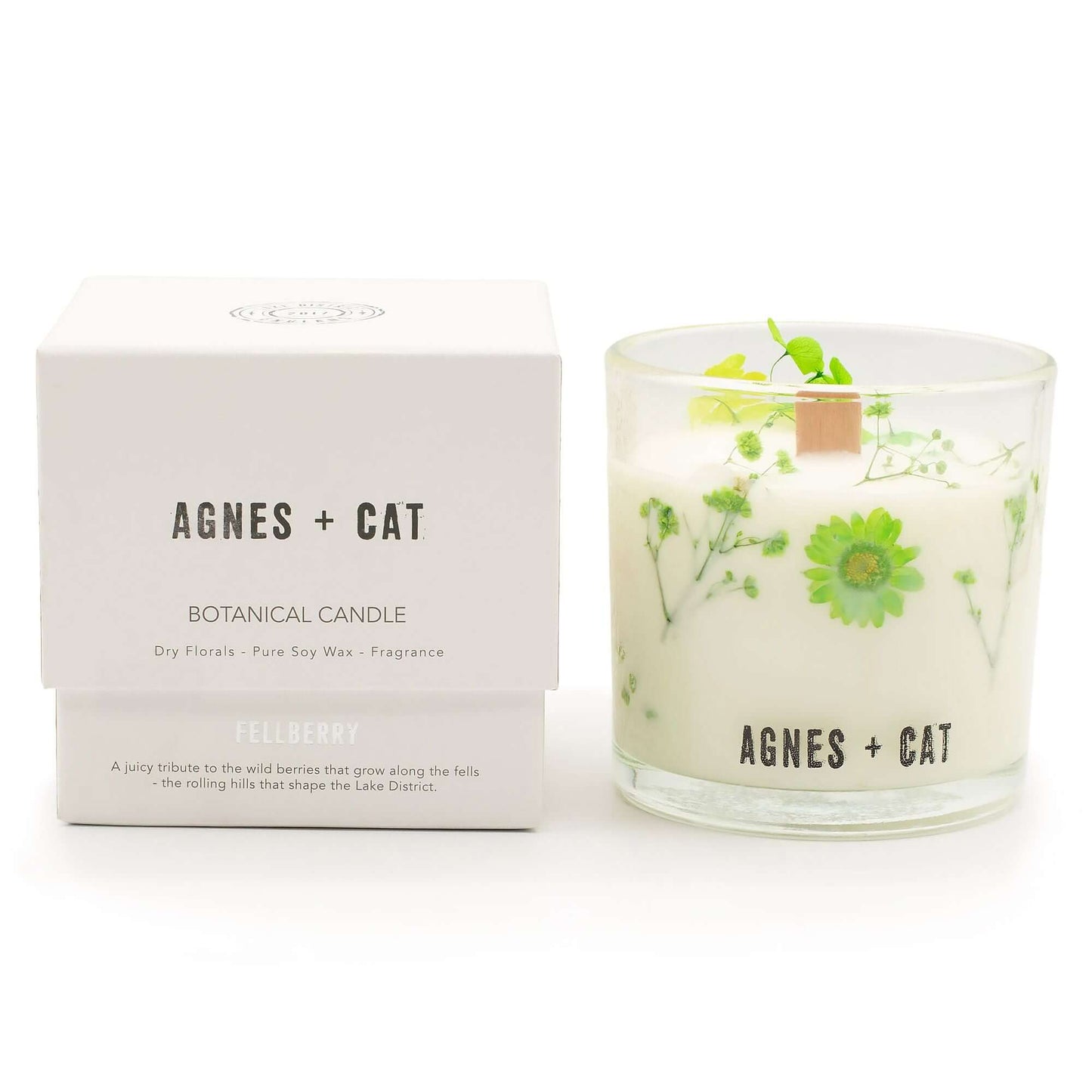 Agnes + Cat Botanical Soy Wax Candle - Fellberry