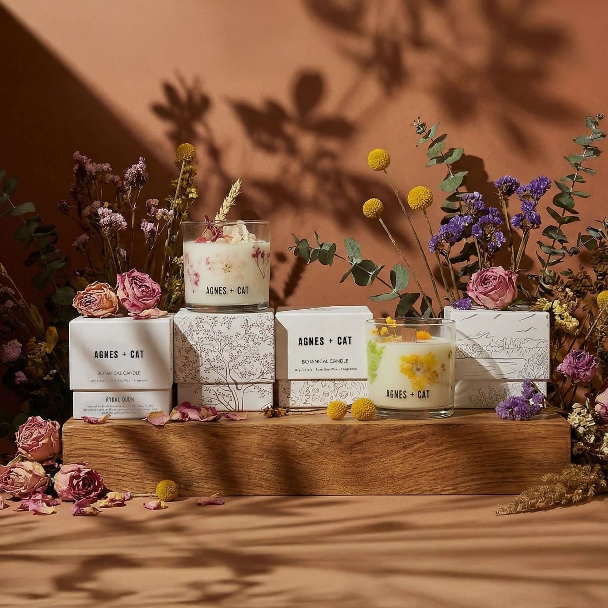 Agnes + Cat Botanical Soy Wax Candle - Lakeland Mocha