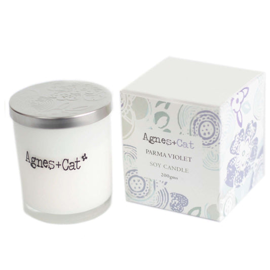 Agnes + Cat Votive Candle - Parma Violet