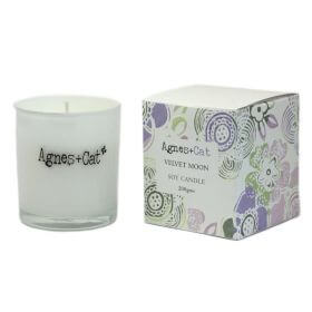 Agnes + Cat Votive Candle - Velvet Moon