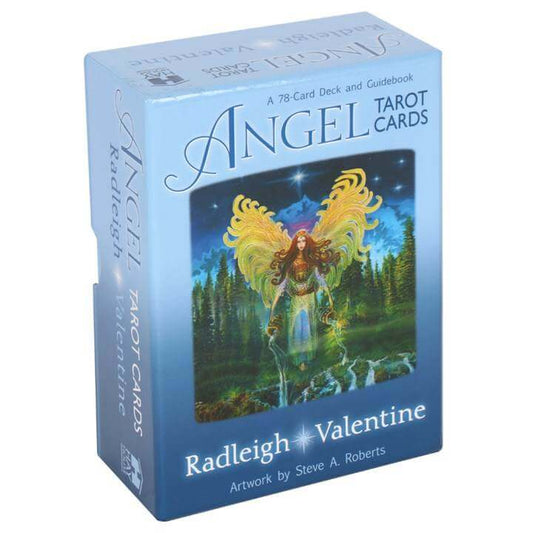 Angel Tarot Cards by Radleigh Valentine | 78 Card Deck with Guidebook-Sociodigi