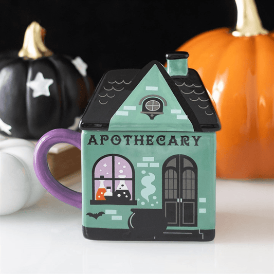 Apothecary Shop Lidded Mug