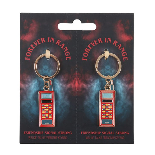 Set of 2 Friendship Walkie Talkie Keyrings N/A