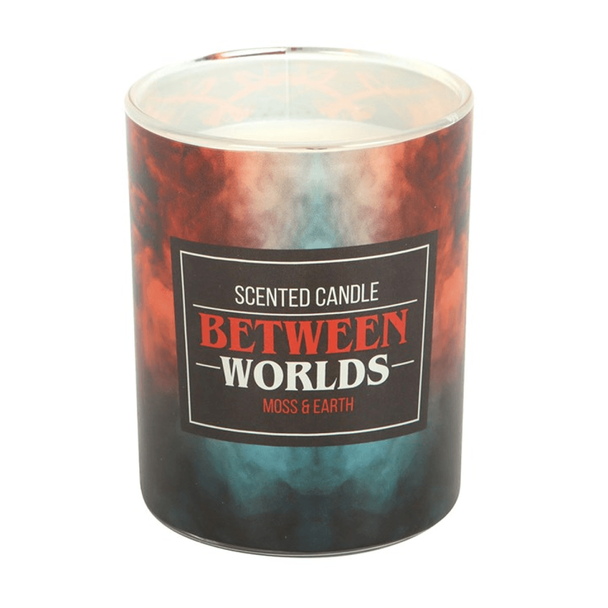 Between Worlds Moss & Earth Candles, scented candles with an earthy fragrance.