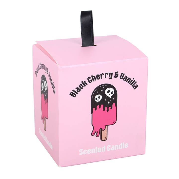 Black Cherry & Vanilla Scented Candle