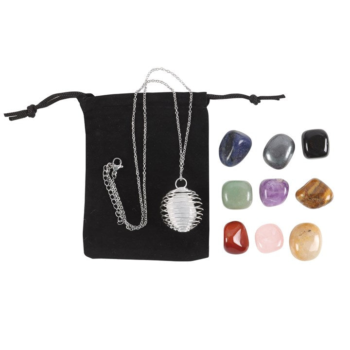 12-Day Crystal Necklace Advent Calendar-Sociodigi