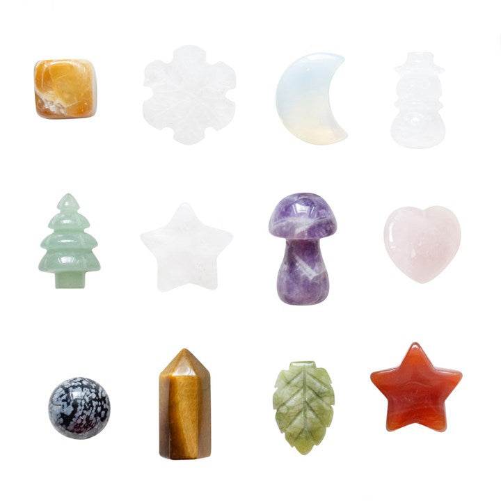 12 Days of Christmas Shaped Crystal Advent Calendar - Sociodigi