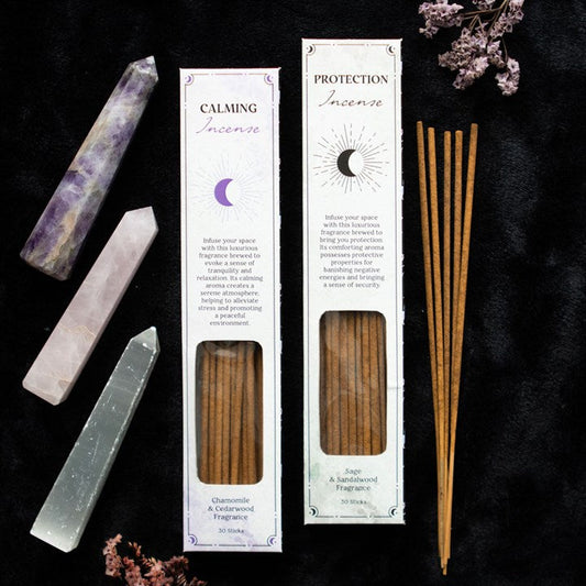 Set of 2 Calming & Protection Incense Stick Sets N/A