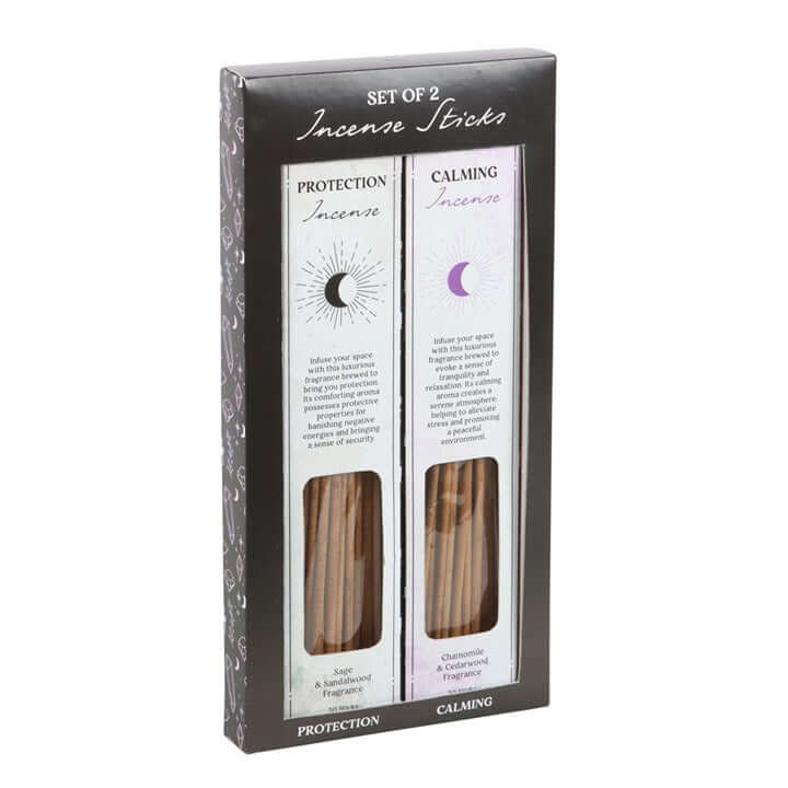 Set of 2 Calming & Protection Incense Stick Sets N/A