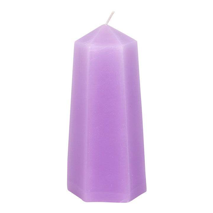 Calming Crystal Candle with Rough Amethyst-Sociodigi