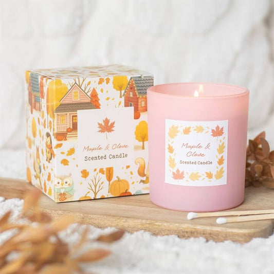 Maple & Clove Scented Candles