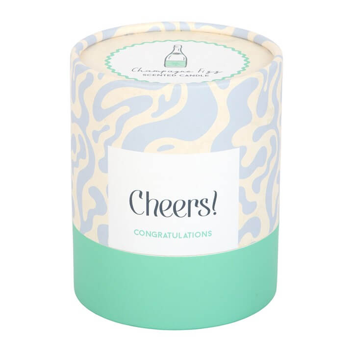 Cheers Congratulations Champagne Fizz Candle