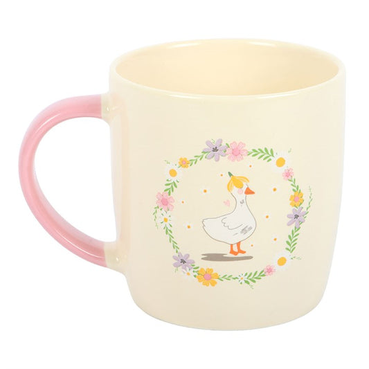 Floral Duck Mug N/A