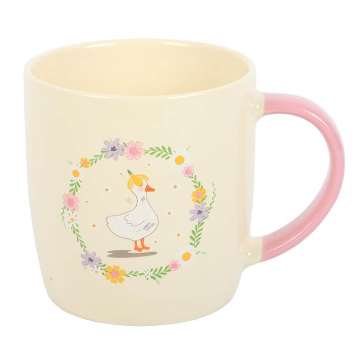 Floral Duck Mug N/A